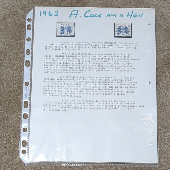 1962 Canadian Stamp For Jean Talon - Picture 1 of 3